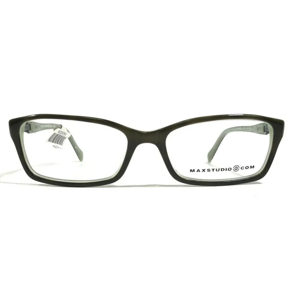 Max Studio Eyeglasses Frames 128Z ZYLOWARE 301 Brown Green Cat Eye 51-16-135